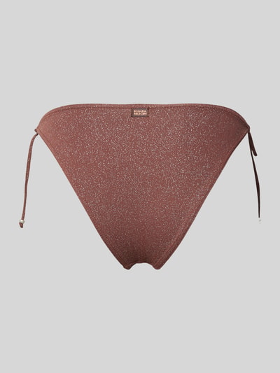 Productfoto, bikinibroekje met zij-vetersluiting van materiaalmix met stretch, nauwsluitend, model 'MASSA SPARKLESUN' van Banana Moon