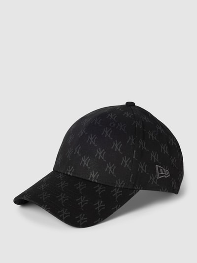 New Era Baseballpet met logomotief Zwart - 1