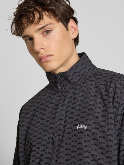 BLKVIS Trainingsjack met labelstitching Zwart - 3