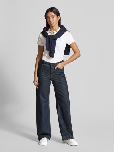 Polo Ralph Lauren Poloshirt mit Knopfleiste Weiss 1