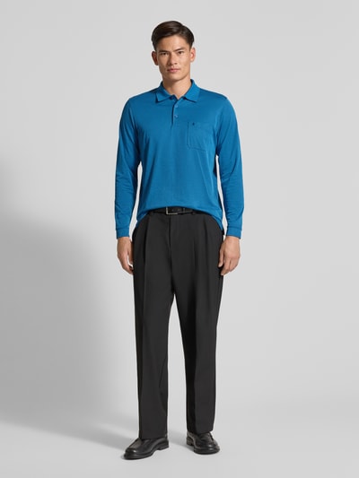 RAGMAN Regular Fit Poloshirt mit Brusttasche Royal 1