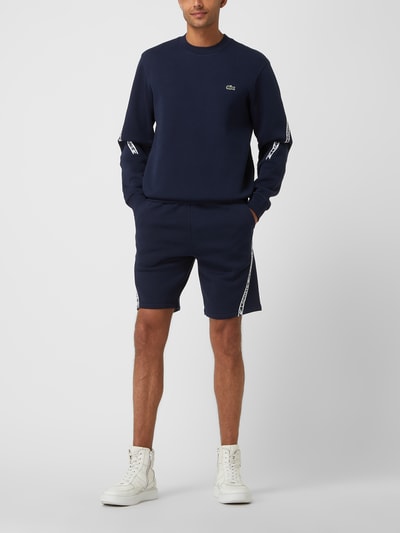 Lacoste Regular Fit Sweatshorts mit Logo-Details  Marine 1