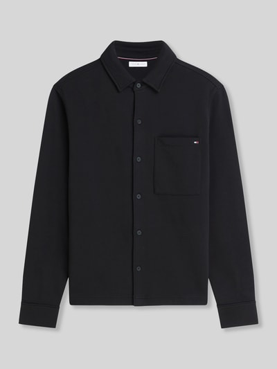 Tommy Hilfiger Kurtka koszulowa o kroju regular fit z czystej bawełny Czarny 2