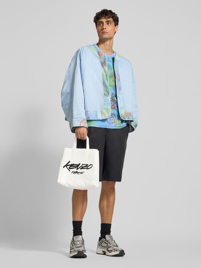 Kenzo Tote Bag mit Label-Print Weiss 1