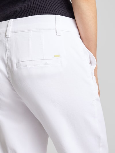 Gerry Weber Edition Spodnie materiałowe z dodatkiem streczu model ‘Kirsty’ Biały 3