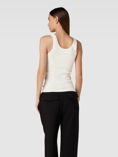 Marc O'Polo Tanktop met U-hals Offwhite - 5