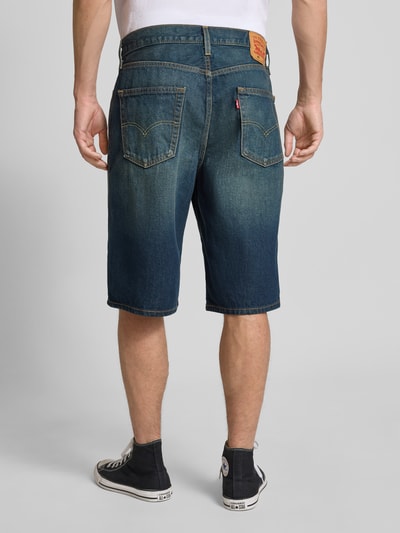 Levi's® Szorty jeansowe o luźnym kroju z efektem znoszenia Ciemnoniebieski 5