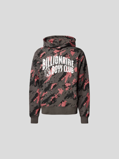 Billionaire Boys Club Hoodie mit Allover-Muster Dunkelgrau 2