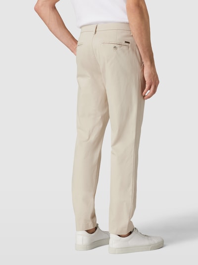 Bruun & Stengade Slim Fit Chino mit Viskose-Anteil Modell 'OLAV' Offwhite 5