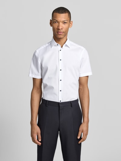 Christian Berg Men Regular Fit Business-Hemd mit Kentkragen Weiss 4