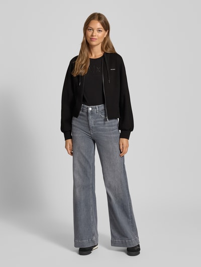 ARMANI EXCHANGE Sweatjack met viscose en capuchon Zwart - 1