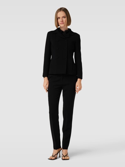 Max Mara Studio Blazer mit Reverskragen Modell 'OPPIO' Black 1