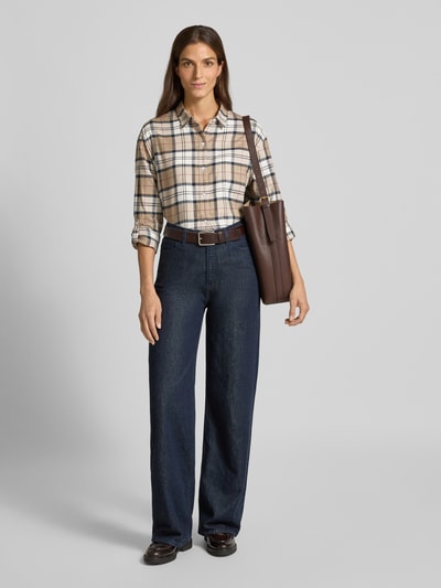 Barbour Relaxed fit overhemdblouse van puur katoen, model 'ELISHAW' Wit - 1