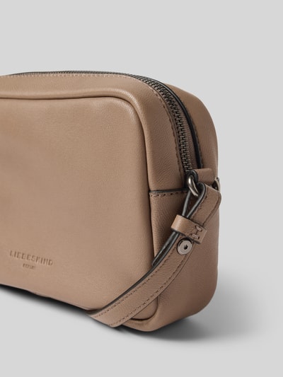 LIEBESKIND BERLIN Torebka z detalem z logo model ‘Ella’ Szarobrązowy 3