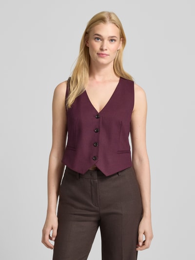 Christian Berg Woman Selection Gilet met V-hals Prune - 4