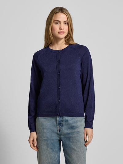 b.young Glanzend vest van viscosemix model 'MOBBE' Donkerblauw - 4