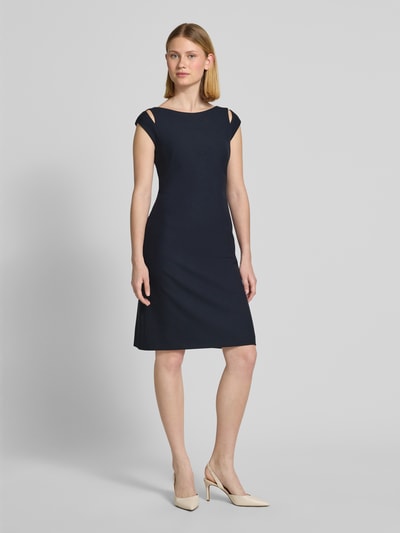 BOSS Minikleid mit Kappärmeln Modell 'Dileky' Marine 4