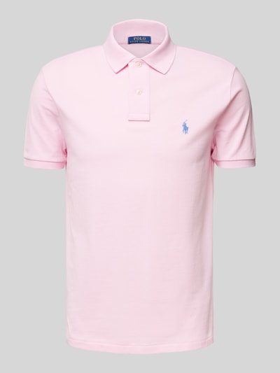 Polo Ralph Lauren Poloshirt mit Label-Stitching Rosa 1