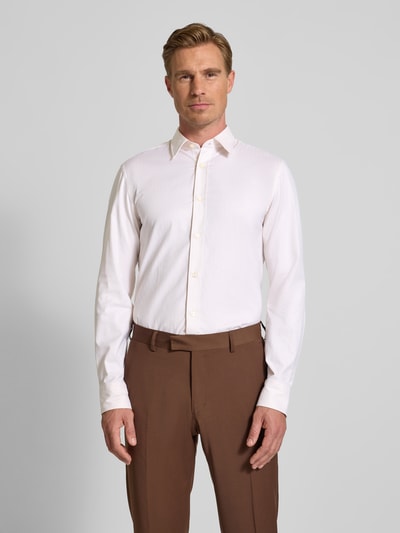 Tiger Of Sweden Slim fit zakelijk overhemd met knoopsluiting, model 'Adley' Ecru - 4