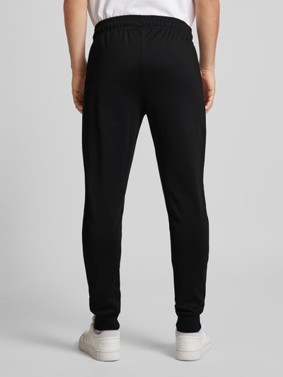 Ellesse Tapered fit trainingsbroek met labelbadges, model 'BERTONI' Zwart - 5