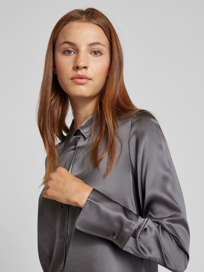 (The Mercer) N.Y. Blouse met knoopsluiting Zilver - 3