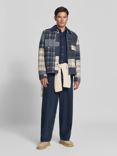 ARMEDANGELS Regular Fit Freizeithemd aus reiner Baumwolle Modell 'WELT' Dunkelblau 1