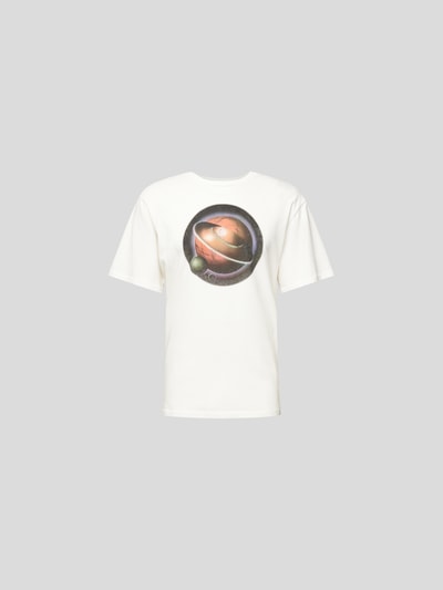 RE/DONE T-Shirt mit Motiv-Print Ecru 2