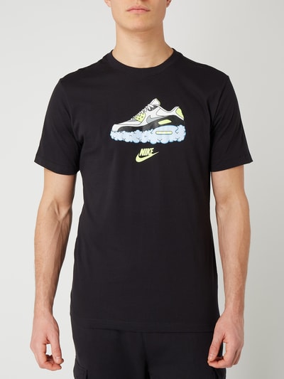 Nike T-shirt met print Zwart - 4