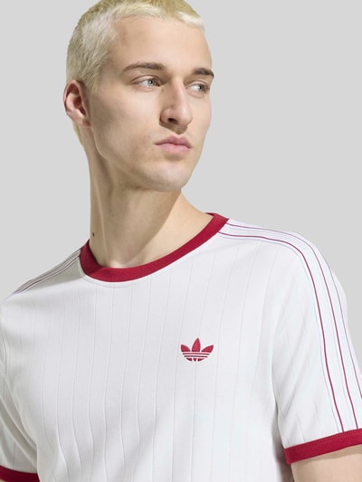adidas Originals męski t-shirt o kroju regular fit z czystej bawełny Złamany biały 3