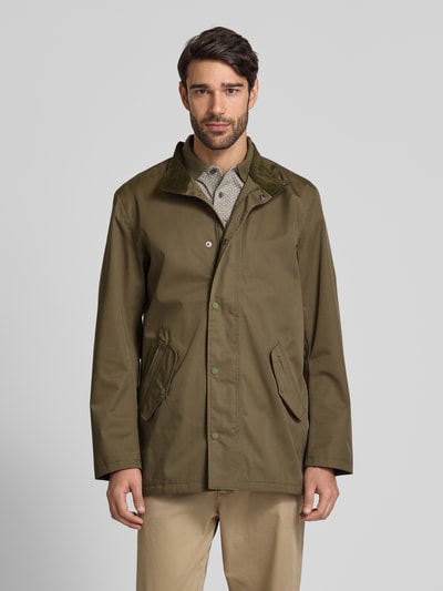 Barbour Jack met klepzakken, model 'City Celsea' Olijfgroen - 4