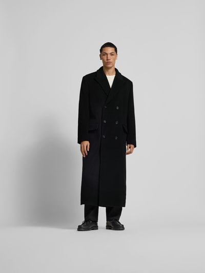 Filippa K Mantel mit Reverskragen Black 4