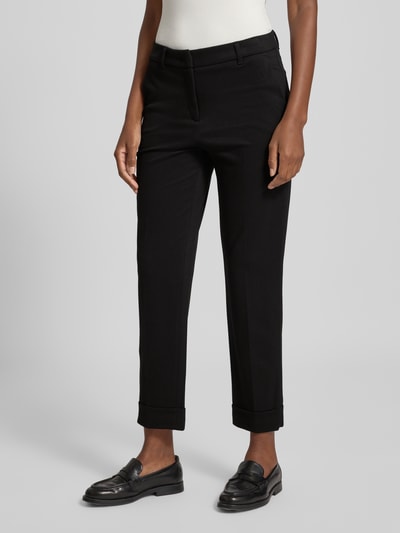 Christian Berg Woman Stoffhose mit Gesäßtaschen Black 4