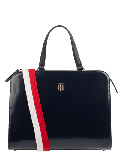 Tommy Hilfiger Handtasche in Leder-Optik  Dunkelblau 1