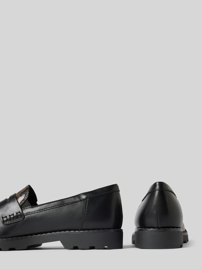 Tamaris Loafers met detail met dierenprint Zwart - 2