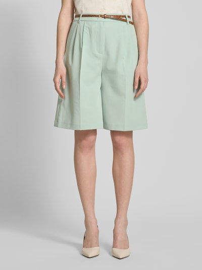Christian Berg Woman Bermudas mit Eingrifftaschen und Gürtel Mint 4