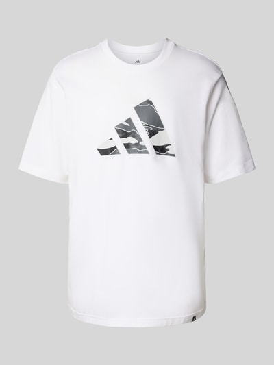 adidas Sportswear T-shirt met labelprint Wit - 2