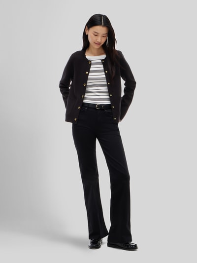 Tommy Hilfiger Regular Fit Strickjacke aus Baumwoll-Mix  Black 1
