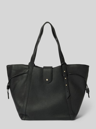 Hey Marly Lederhandtasche mit Label-Applikation Modell 'Pretty Wonder' Black 4