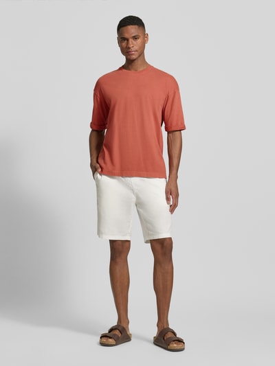 DRYKORN T-Shirt mit Rundhalsausschnitt Modell 'NOLIEN 10' Rostrot 1