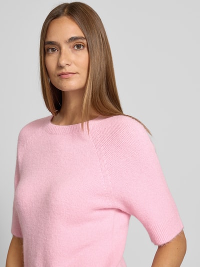 Rich & Royal Gebreide pullover met ribboorden Lichtroze - 3