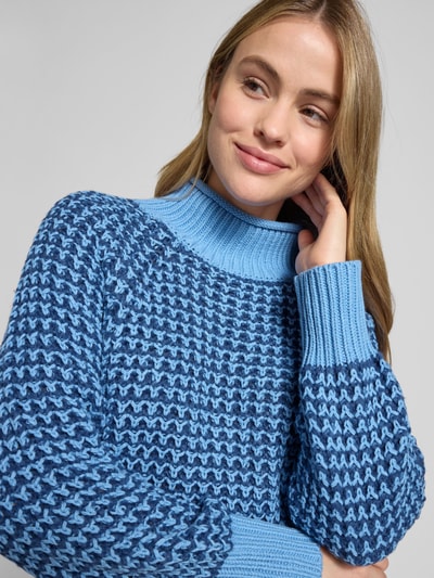 s.Oliver RED LABEL Regular Fit Strickpullover mit Baumwoll-Anteil Blau 3