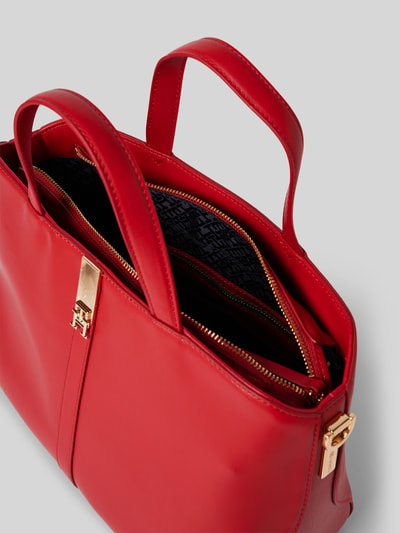 Tommy Hilfiger Handtas met labelapplicatie, model 'HERITAGE' Rood - 5