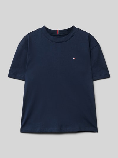 Tommy Hilfiger Teens T-Shirt mit Logo-Stitching Marine 1