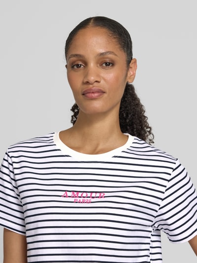 ZABAIONE T-shirt met ronde hals, model 'Am44ora' Wit - 3