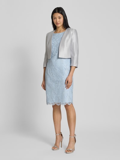 Christian Berg Cocktail Knielanges Cocktailkleid mit Viskose-Anteil Hellblau 1
