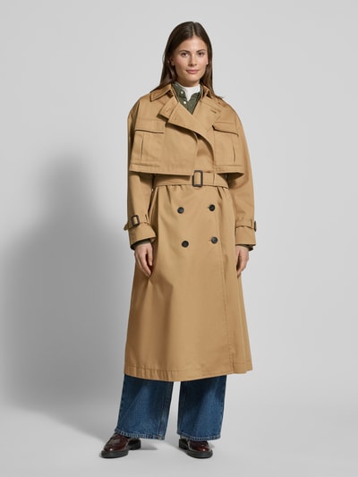 Weekend Max Mara Trenchcoat mit Umlegekragen Modell 'VIVETTA' Beige 4