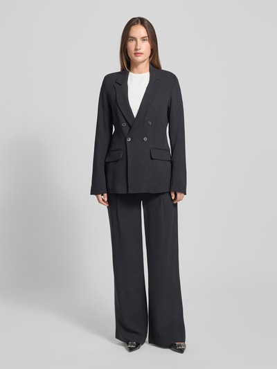 GUIDO MARIA KRETSCHMER WOMAN Żakiet z kołnierzem z połami model ‘Inga’ Czarny 1