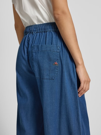 Buena Vista Flared Stoffhose in Denim-Optik Modell 'BARCELONA SUMMER' Dunkelblau 3