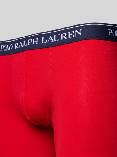 Polo Ralph Lauren Underwear Obcisłe bokserki z paskiem z logo w zestawie 3 szt. Bordowy 2