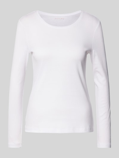 Christian Berg Woman Longsleeve mit Rundhalsausschnitt Weiss 1